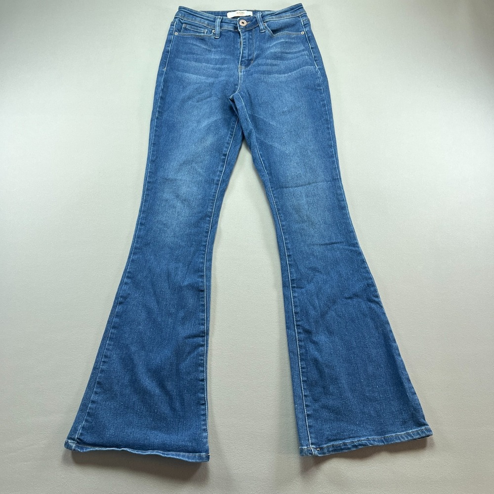 California Vintage Jeans Womens 26x32 Blue Denim Cotton Flared Leg Medium Wash
